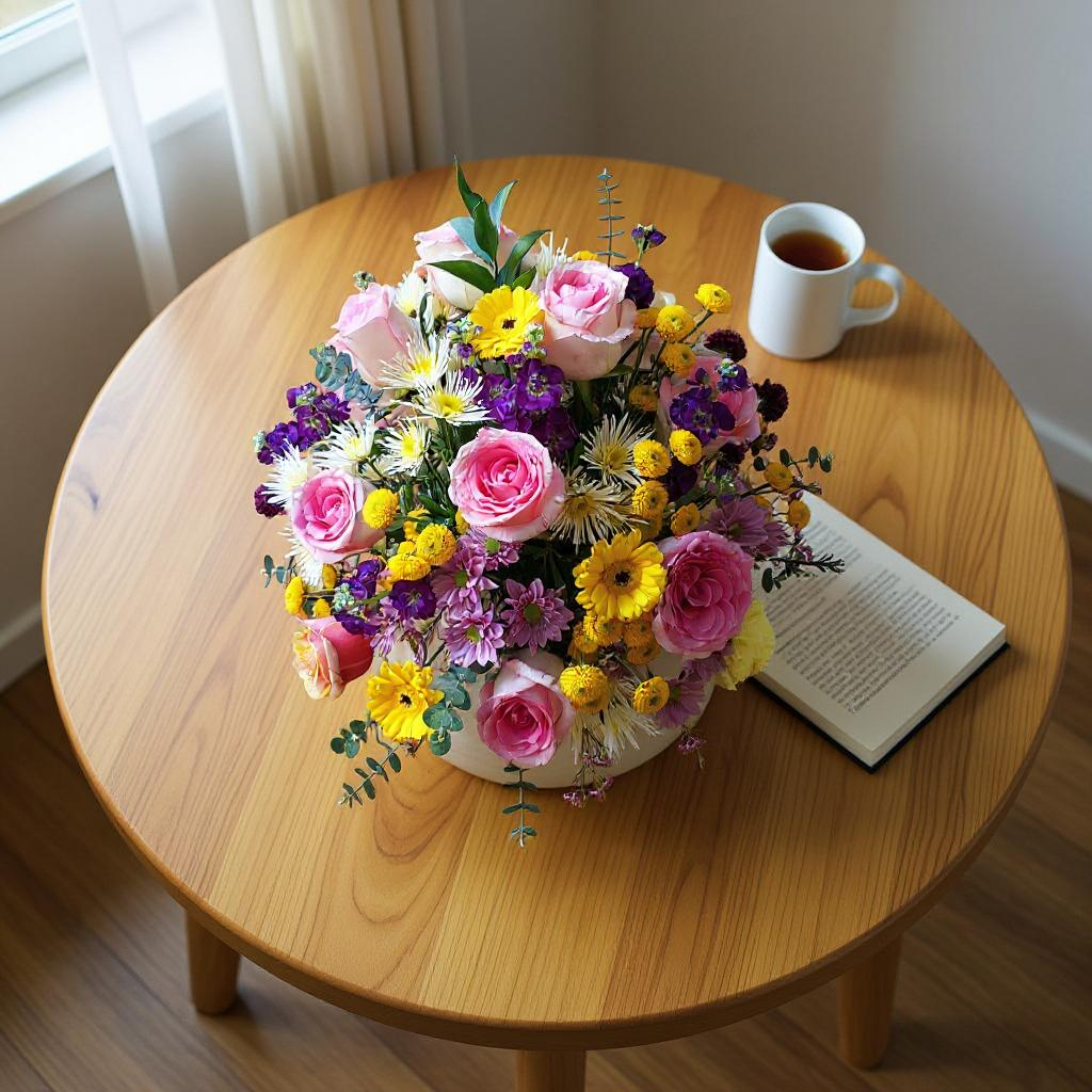 Bright Days Flower Basket