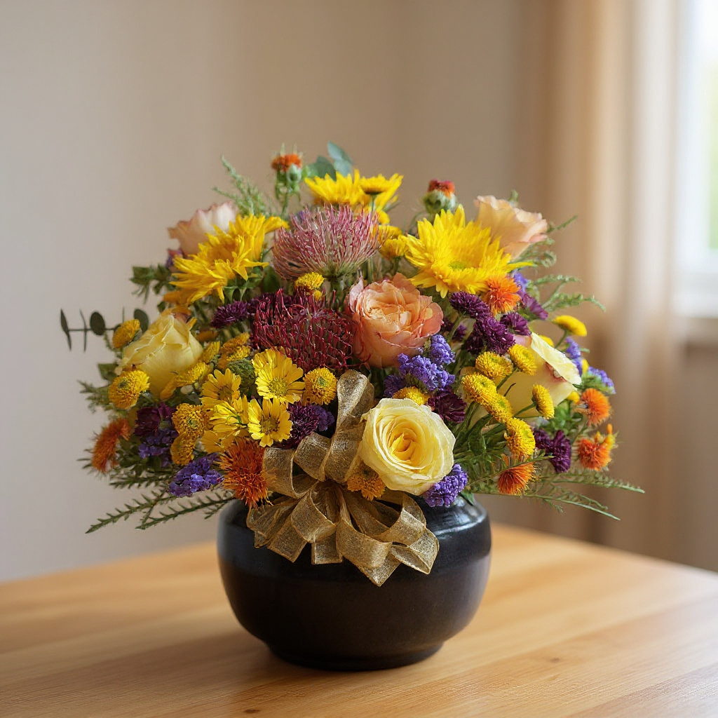 Golden Sunshine Harmony – Bright Mixed Basket