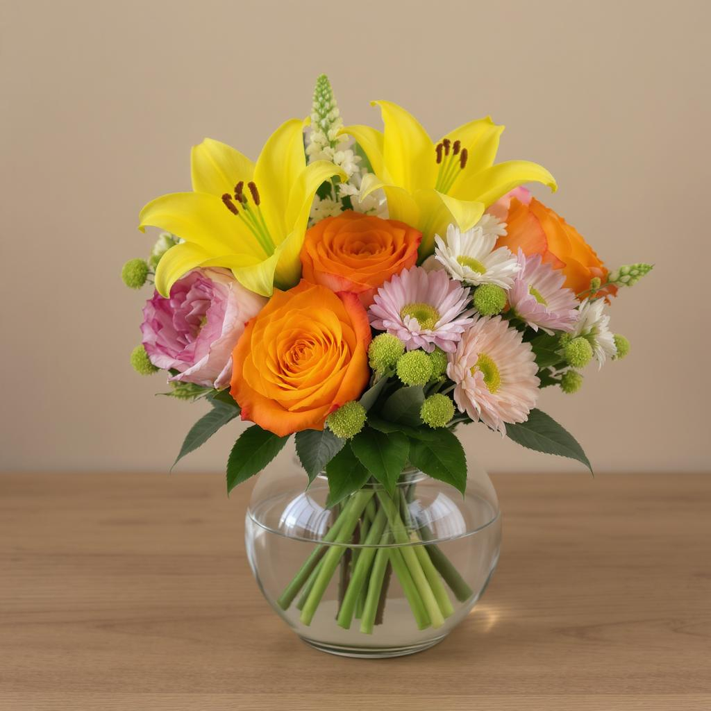 Sunshine Delight – Bright Floral Arrangement