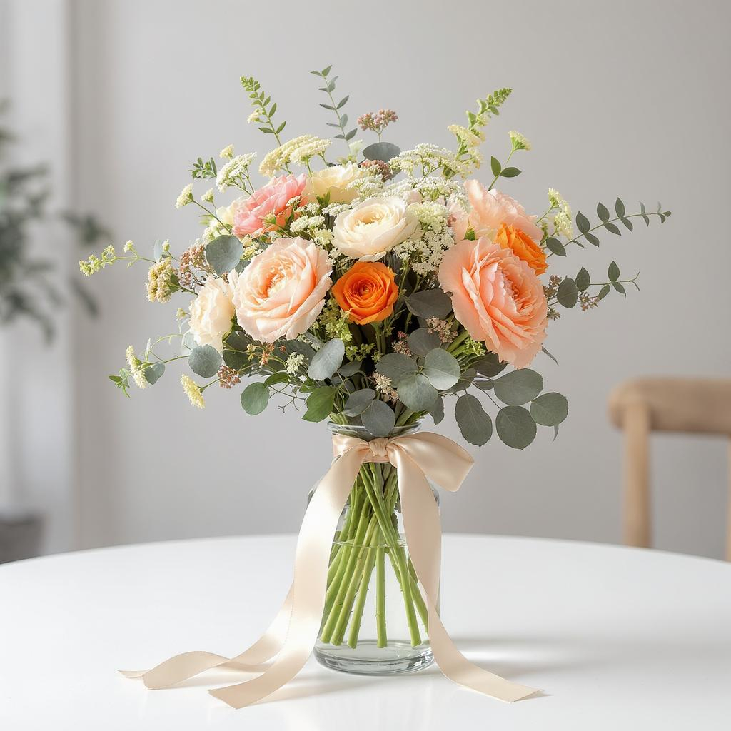 Sun-Kissed Peach Garden