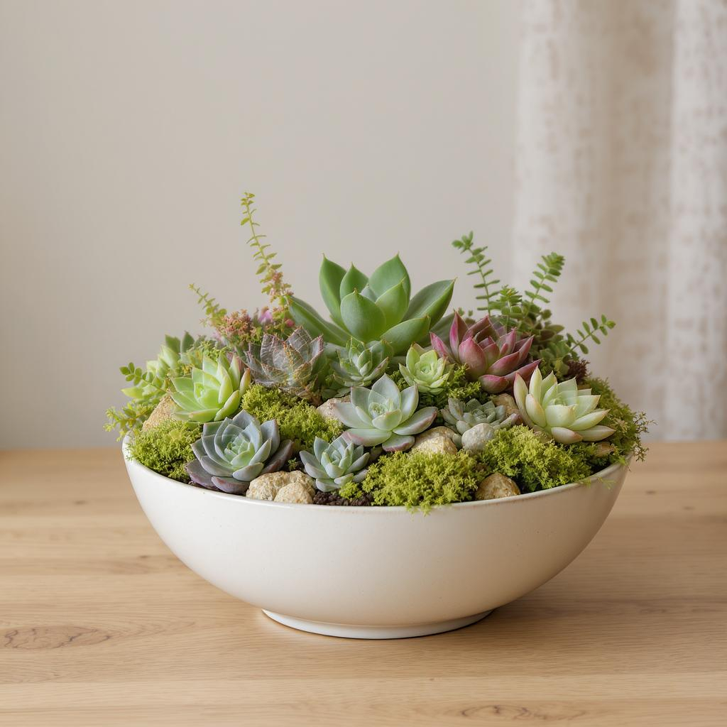 Succulent Harmony – Lush Indoor Succulent Garden