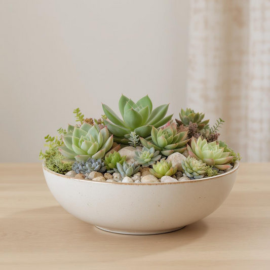 Succulent Harmony – Lush Indoor Succulent Garden
