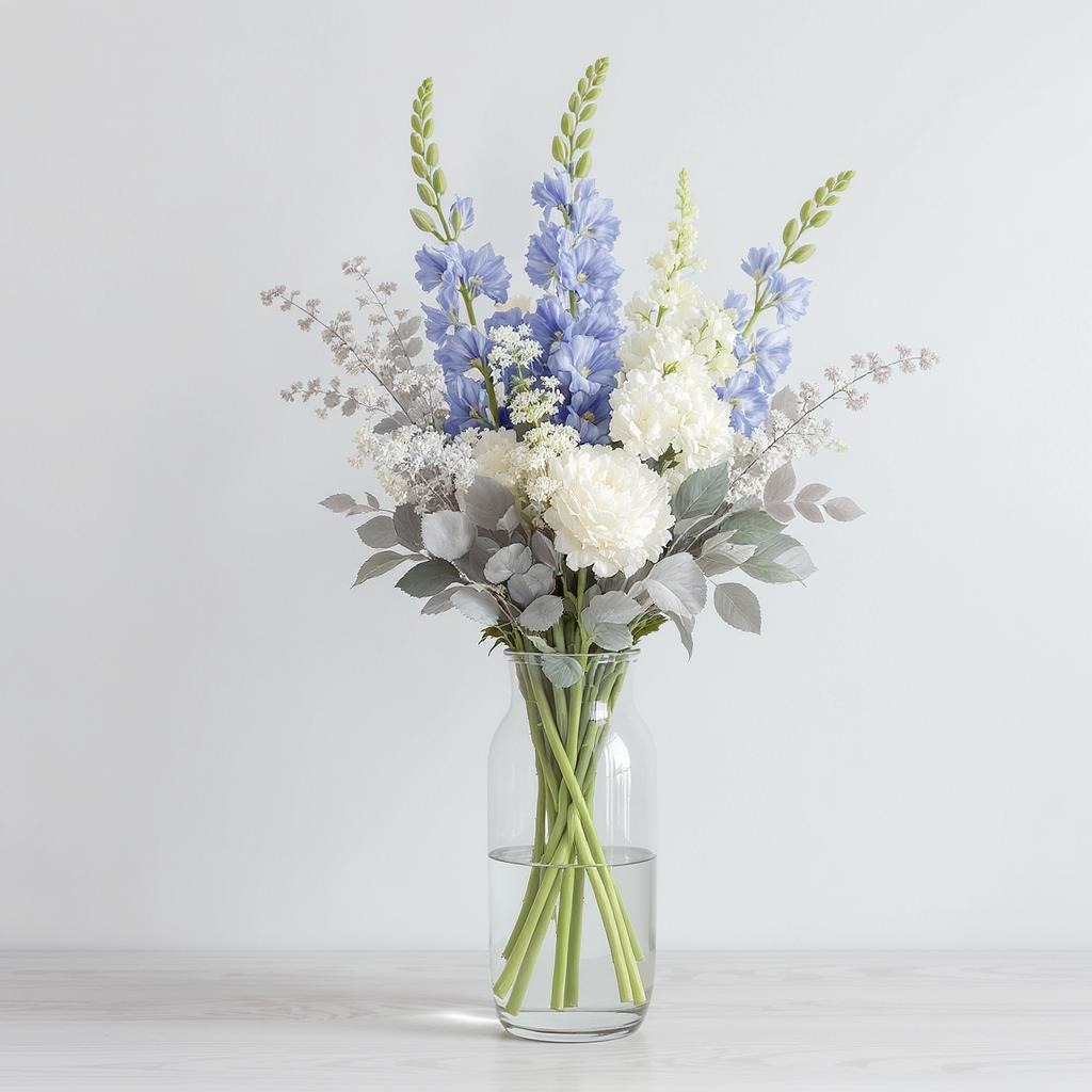 Blue & White Serenity – Vase Arrangement