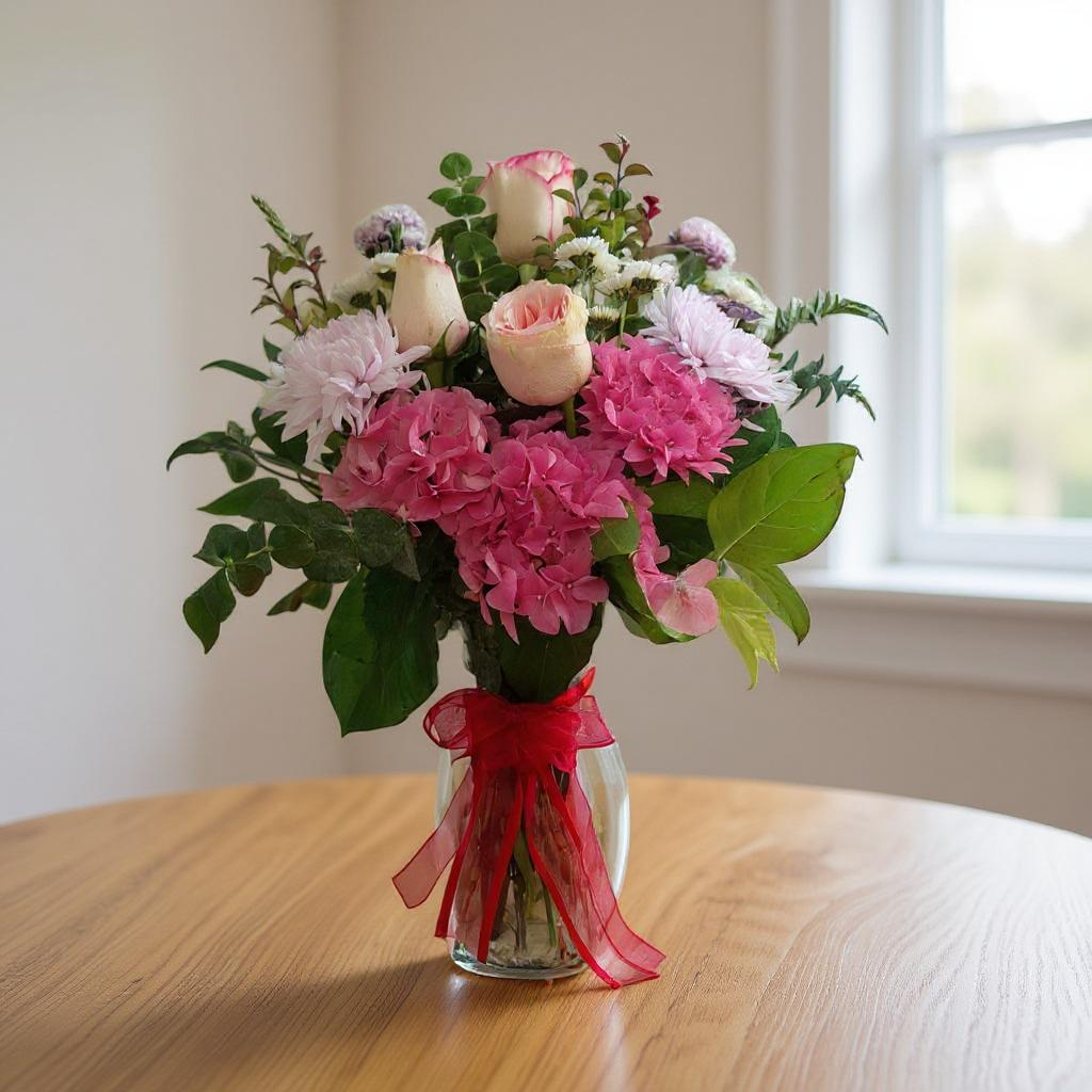Pink Harmony Vase Arrangement
